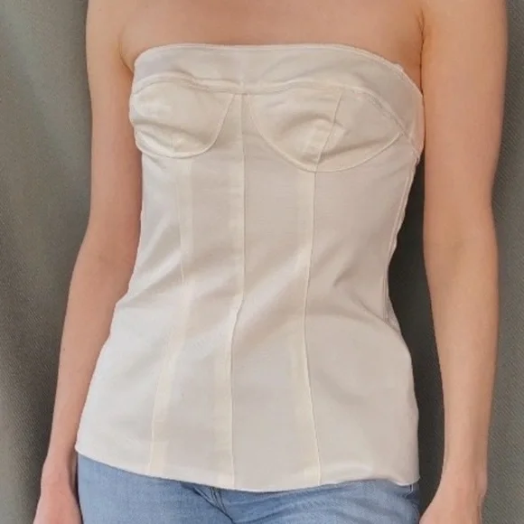 DOLCE GABBANA bustier ivory XS/0 - Picture 3 of 10